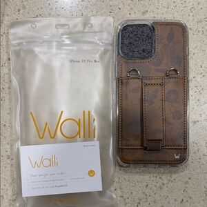 Brand new in packaging Walli Floral Brown iPhone 13 Pro Max Case